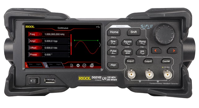 ��������� �������� Rigol DG2102