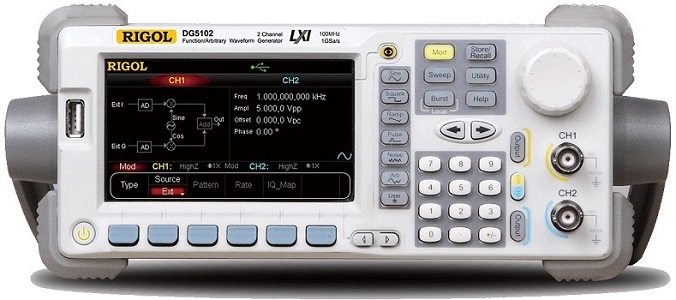 ��������� �������� Rigol DG5102